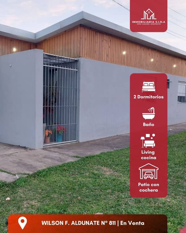 Venta / WILSON F. ALDUNATE N° 811 / Artigas